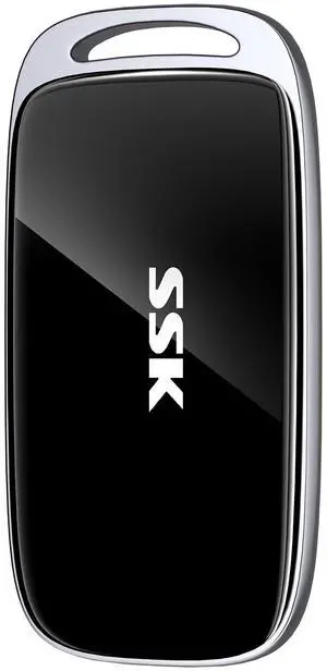 SSK 2TB SSD External Hard Drive, Portable SSD Drive up to 2000 MB/s, USB 3.2 Gen2X2 External Solid State Drives for iPhone 15/16 PROMacPhone OTGLaptops with LED Indicator