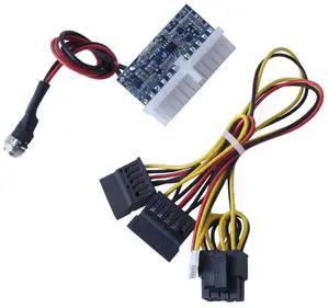 OCESTORE DC-ATX-160W Power Supply Cable high Power 24pin DC ATX PSU 12V DC Input 160W Peak Output Switch DC-DC ATX Pico PSU Mini ITX PC