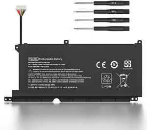PG03XL 52.5Wh Replacement Battery for HP Pavilion Gaming 15-DK 15T-DK 15-EC 15-DK0XXX 15-DK0055NR 15T-DK200 15-EC0013DX 16-A0059CL 16-A0032DX 16-A0035NR L48495-005 HSTNN-DB9G HSTNN-OB1I L48430-AC1