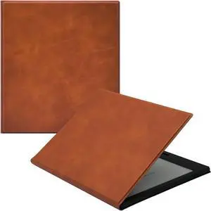 GOVTVA Magnetic Leather Case for 7'' Onyx Boox Go 7 / Boox Tablet Go Color 7 (Gen II/Gen I 2025/2024) /Boox Page Ultra-Thin Lightweight Cover with Auto Sleep/Wake & Magnetic Closure (Vintage Brown)