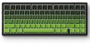 MCHOSE G75 PRO 75% Wireless Mechanical Keyboard, TKL Keyboards Tri-Mode BT5.0/2.4GHz/USB-C, Hot Swap Custom Creamy Keyboards Linear Switch, Double Shot PBT Keycaps RGB LED Backlit, Black&Green