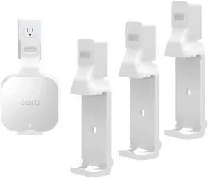Wall Mount Holder for eero Pro 6e & eero Pro 6 Mesh Wi-Fi System, Outlet Mounting Brackets Compatible with eero Pro 6/ 6E Mesh Wi-Fi Router (3)