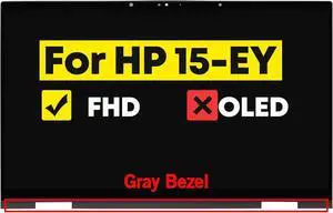 15.6" Assembly for HP Envy x360 15-ey 15z-ey 15-ey0000 15T-EY000 15T-EY100 15-ey0xxx 15z-ey0xx 15-ey0013dx 15-ey0023dx N09665-001 LCD Touch Screen Replacement 1080P (Non-OELD)