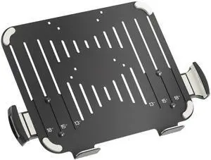 suptek Adjustable 13 to 18 inch Laptop VESA Arm Mount Tray for Monitor Arms and Stands (Tray Only),Fits 75x75/ 100x100 mm VESA Mount Holes,and Supports Weight up to 10lbs,Black(TP007)