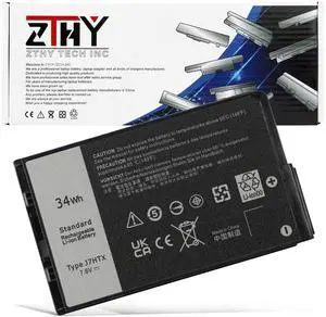 ZTHY J7HTX 7XNTR Battery Compatible with Dell Latitude 7202 7212 7220 Rugged Extreme Tablet Series FH8RW J82G5 2JT7D 02JT7D VW5Y4 451-BBOR 451-BCCO 451-BCDH T03H T03H001 T03H002 7.6V 34Wh 4342mAh
