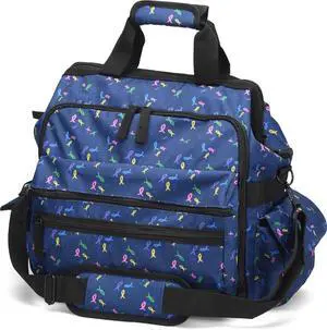 Nurse Mates Ultimate Nursing Bag | Multiple Compartments | Laptop Pocket | Durable Zippers | Ribbon Hearts