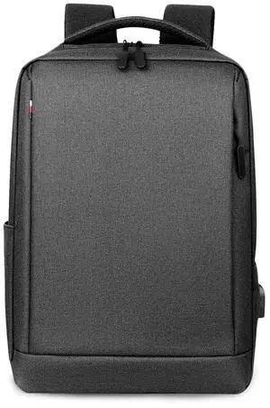 FANDARE Laptop Backpack Business Daypacks Travel Large Backpack with USB charging port Bag fits 15.6 Inch Laptop Bookbag for Men Waterproof Rucksack Dark Gray A