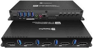 Displayport Kvm Switch EDID 1 Monitors 4 Computers 4K 144Hz Hotkey Switching PC Switch 1 Monitors dp 1.4 1440P 144Hz 165Hz 240hz kvm Switch 1 Laptop 1 Desktop 1 Monitor EDID