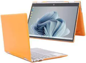 mCover Case Compatible ONLY for 2023-2024 13.3" HP Envy x360 13-BF0000 Series 2-in-1 Convertible Notebook Computers (NOT Fitting Any Other HP Models) - Orange