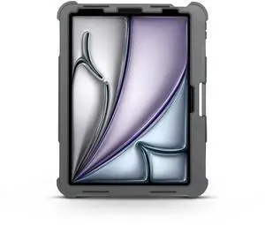 Targus SafePort Rugged Max Case for iPad Pro 11-inch (M4)  MIL-STD Drop Tested, Screen Protector, Kickstand, Hand Strap, Stylus Holder, Dust & Fluid Resistant - THD966GL