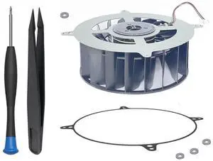 ElecGear PS5 Internal Cooling Fan, Additional Shockproof Sealing O-Ring and Repair Tool Kit, CPU and Case Fan Replacement for First PS5 CFI-1xxx Series, Not for Slim or Pro