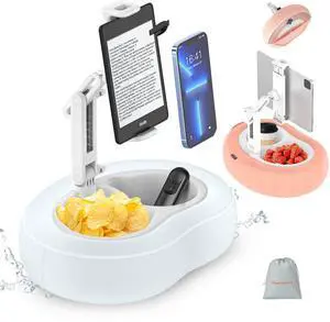 CYUGM Versatile Waterproof Tablet Kindle Pillow Stand for Bed Couch Bathtub Pool Lounger, Portable Inflatable Kindle Holder with Detachable Fabric, Easy Care & Suit All Seasons, Fit 5-12.9'' Devices