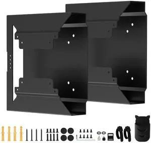 2-Pack Mini PC Mount for HP Wall VESA Under Desk Mount or Mount to a Monitor Arm for HP EliteDesk 800 G4 G3 G5 G9 EliteDesk 705 805, HP Pro Mini 400 260, HP ProDesk 400 405 600 Mini PC with Pen Holder