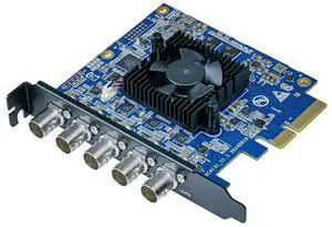 AVMATRIX VP51 5-CH SDI PCIe Capture Card - 3G-SDI I/O, 1080P60, Win/Linux, 24H Work, SDK Support, Live Stream/Video Conference