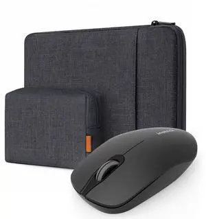 Inateck Laptop Case Sleeve 360° Protection Compatible with 15-15.6 Inch Laptop with Wireless Mouse 2.4G Slim Mouse Bundle Product LB01006-15-BG and MS02001