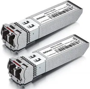 10Gtek 10GBase-LRM SFP+ Transceiver, MMF MultiMode LC Fiber Optic Module, up to 220m, for Cisco SFP-10G-LRM, Meraki MA-SFP-10GB-LRM, Ubiquiti UniFi, Netgear, Supermicro, TP-Link and More,2 Pack