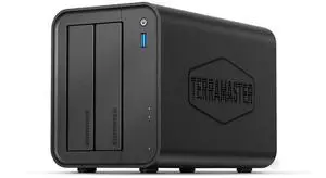 TERRAMASTER F2-425 2-Bay NAS Storage - Intel x86 Quad-Core CPU, 4GB RAM, 2.5GbE LAN, Network Attached Storage Multimedia Server for Home Users (Diskless)