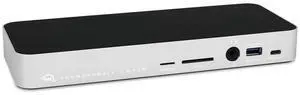 OWC 14-Port Thunderbolt 3 Dock with Cable, Compatible with Windows PC and Mac, Silver, (OWCTB3DK14PSL)