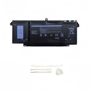 Yafda 7FMXV New Laptop Battery Replacement for Dell Latitude 5320 7320 7420 7520 Latitude 5320 2-in-1 7320 2-in-1 7420 2-in-1 Series 0TN2GY TN2GY 9JM71 4M1JN 1PP63 HDGJ8 MHR4G 63Wh