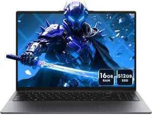 BWPED 16" Core i5 Laptop, 16GB RAM, 512GB SSD, MS Office 2024, IPS(1920 x 1200) 16:10 Display, Win 11 Pro Notebook Computer with BT5.0 Wi-Fi, 3xUSB A, HDMI, RJ45, Backlit Keyboard, Space Grey BWPED 16" Core i5 Laptop, 16GB RAM, 512GB SSD, MS Office 2024, IPS(1920 x 1200) 16:10 Display, Win 11 Pro Notebook Computer with BT5.0 Wi-Fi, 3xUSB A, HDMI, RJ45, Backlit Keyboard, Space Grey