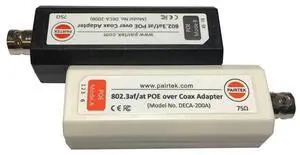 POE Ethernet-Over-Coax Adapter Kit (DECA-200) - Twin Pack - by Dualcomm/PAIRTEK