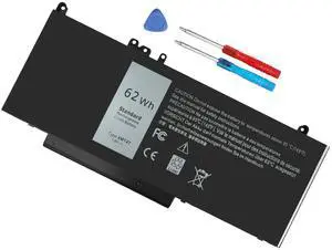 DMKAOLLK 62Wh 6MT4T Battery for Dell Latitude E5470 E5570 Precision 3510 Series 7V69Y TXF9M 79VRK 07V69Y 0HK6DV 079VRK 0TXF9M 7.6V