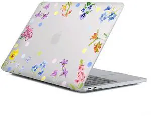 Case Compatible with MacBook Air 13 Inch 2022 2021 2020 2019 2018 Release Model A2337 M1 M2 A2681, Art Protector Covers for Air13 Retina Display with Touch ID-Monet's Garden