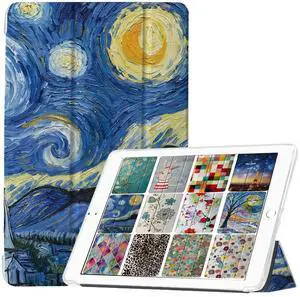 DuraSafe Cases Compatible with iPad 10.9 inch 2022 10th Gen Printed A2696 MPQ13LL/A MPQ33LL/A MPQ03LL/A MPQ23LL/A A2757 MPQ93LL/A MPQC3LL/A A2777 MPQ83LL/A MPQA3LL/A MQ6K3LL/A MQ6L3LL/A-Starry Night