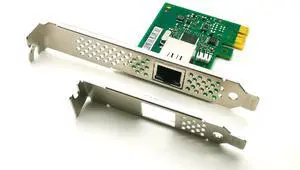 1.25Gb PCIe x1 Converged Ethernet Network Card, Single Copper RJ45 Port LAN Card Gigabit NIC with Intel I210-AT Chipset Server Support Windows Server/Windows/Linux/Vmware ESXI