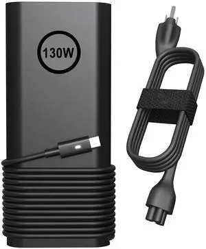 130W ETL USB Type C Laptop Charger Compatible with Dell XPS 15 17 9500 9510 9520 9530 9700 9710 9720 2in1,Precision 5550 5560 5530 5570 5470 5480 5760,Latitude 5431 5531 AC Adapter Computer Power Cord