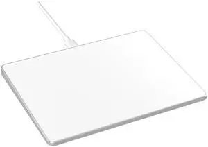 Wired Trackpad for Windows 10/11  High-Precision Multi-Touch Portable Touchpad Mouse with Multi-Gesture, Ultra-Slim Aluminum Design, Compatibility for PC, Laptop, and Desktop Computers (White)