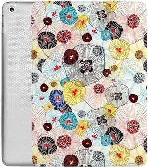 DuraSafe Cases for iPad Air 4th Air 5th Air 6th Gen [ Air 4 / Air 5 Air 6 / Air 11] A2588 A2316 MM6R3LL/A MM6T3LL/A MYHX2LL/A Printed Adjustable Stand Case TPU Heat Dissipation Back - Yarn Flowers