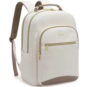 LOVEVOOK Laptop Backpack for Women, 15.6 Inch Work Business Backpack Purse for Teacher, Waterproof Nurse Bag College Bookbag for School, Casual Personal Item Travel Bag College Daypack