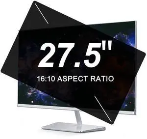 TYLGDSGS 27.5 Inch Privacy Screen for Monitor,Anti-Glare Blue Light & Privacy Filters,Removable Anti-Spy Data Security Private Shield,Removable and Easy to Install,16:10 Widescreen Monitor(610X340mm)