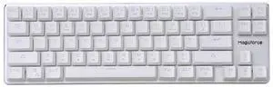 Qisan Mechanical Gaming Keyboards Red Switch Wired Backlit Mechanical Mini Design (60%) 68 Kyes Keyboard White Magicforce