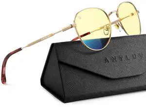 ANYLUV Blue Light Blocking Glasses Men Women, Rectangle Lightwight Blue Light Glasses Computer Screen for Eye Protection