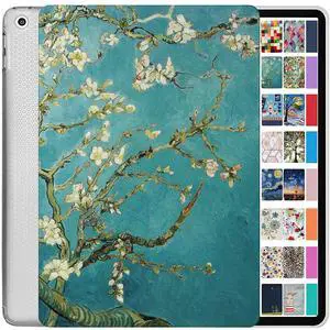 DuraSafe Cases for iPad Mini 3rd Mini 2nd Mini 1st 7.9 inch A1599 A1600 A1489 A1490 A1491 A1432 A1454 A1455 Printed Lightweight Shock Absorbant Flexible TPU Protective Clear Case - Blossom