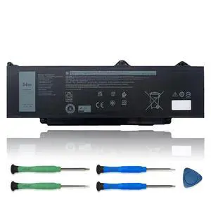 VANPIR DR02P Laptop Battery Replacement for Dell Latitude 5350 5440 5450 5540 5550 7455 3340 3440 3450 3540 3550 5340 Precision 3480 3490 3580 3590 Series RXF9T 02X1V9 WYJ45 2X1V9 803W6 11.4V 54Wh