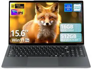 2025 Laptop i3, 15.6 inch Laptop Computer Up to 3.4GHz, Traditional Laptop Computers with 16GB RAM 512GB SSD, WIFI 2.4G/5G, BT5.0, FHD 1080P, 180 Degree Angle, HDMI, Lap top for Student Business Work