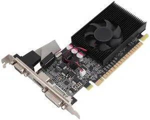 Zunate GT210 1GB DDR3 Graphics Card, 2560x1600 Resolution, DVI/VGA/HDMI Outputs, PCI Express with Built-in Fan, for Office and Gaming