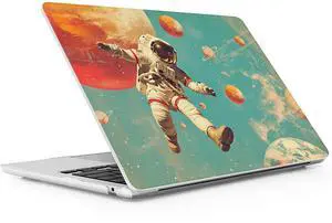 Lepeoac for MacBook Air 15 inch Case 2023 2024 2025 Release A3241 M4 A3114 M3 A2941 M2 with Liquid Retina Display & Touch ID, Hard Shell with Screen Protector & Webcam Cover, Astronaut Floating