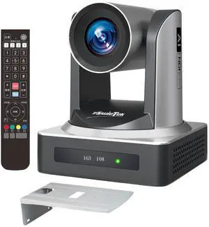 Zowietek NDI PTZ Camera (Native NDI 6 Certified), AI Auto Tracking PTZ Camera, 1080P60 PoE, 20X Optical Zoom, 3G-SDI HDMI USB3.0 LAN, Live Streaming for Church Meeting Education Sport Hospital Wedding