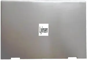Lyinsen Replacement Laptop LCD Cover Back Rear Top Lid for HP Envy X360 15-DR 15-DS L54912-001 L55038-001 4600GB04000 (Sliver)
