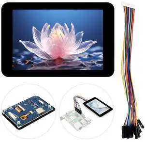 Waveshare 3.5inch Capacitive Touch Display Module, Compatible with Raspberry Pi 5/4B/3B/Zero/Zero W/Zero 2W/Pico/Pico W/Pico WH// ESP32 / Arduino,320×480 Resolution, IPS Display