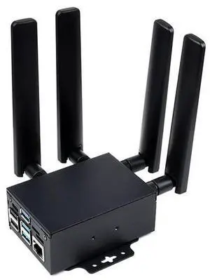 Waveshare SIM8262E-M2 5G HAT Compatible with Raspberry Pi Quad Antennas 5G NSA, Multi-Band, 5G/4G/3G Compatible with Case
