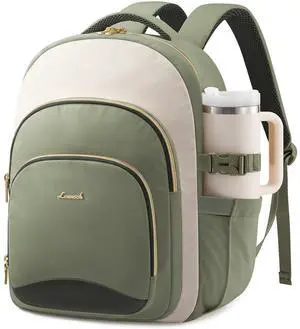 LOVEVOOK Laptop Backpack for Women, 17-Inch Work Backpack, Back to School Bookbag for College Student Teen Girls, Casual Personal Item Travel Bag Business Computer Daypack for Teacher Nurse, Gift