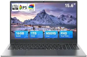 BLUEING 15.6" Laptop Computer, N5095 Processor (4C/4T, Up to 2.9GHz), 16GB RAM 1TB SSD(Up to 2TB), Win11 Pro, Backlit, Fingerprint, Type-C, HDMI, USB3.2, BT5, WiFi 5, Laptops BLUEING 15.6" Laptop Computer, N5095 Processor (4C/4T, Up to 2.9GHz), 16GB RAM 1TB SSD(Up to 2TB), Win11 Pro, Backlit, Fingerprint, Type-C, HDMI, USB3.2, BT5, WiFi 5, Laptops