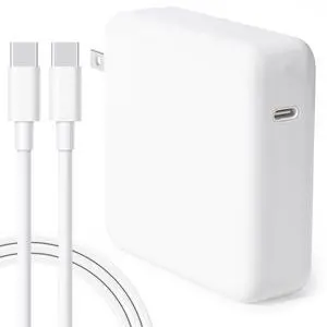 96W USB-C Fast Charger fast charger compatible with Mac Book Air/Pro, 13/14/15/16-inch M3 M2 M1 2023/2022/2021/2020/2019/2018,for iPhone/15/16/17/iPad, and all USB-C devices, includes a 6.6-foot cable