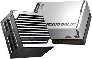 GOLDEN FIELD Nexus Gold 750W Full Modular Power Supply, 80Plus Gold with ATX3.1 & PCIe 5.1 Certified, 105°C-Rated Japanese Capacitors, Native 12V-2x6, LLC+DC-DC+Active PFC, 5-Year Warranty