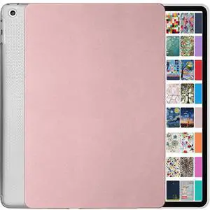 DuraSafe Cases for iPad 6 5 9.7 Inch Air 1 2 [iPad 5th 6th Air 1st 2nd Generation ] A1893 A1822 A1566 UltraSlim Lightweight Shock Absorbant Flexible TPU Protective Clear Case - Rose Gold